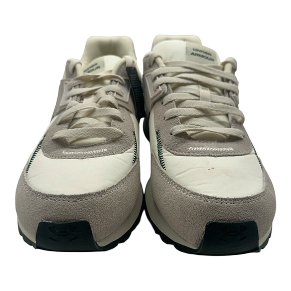 Under‎ Armour Essential Runner Running Shoes Mens 12 White/Brown Sneakers READ main image 10